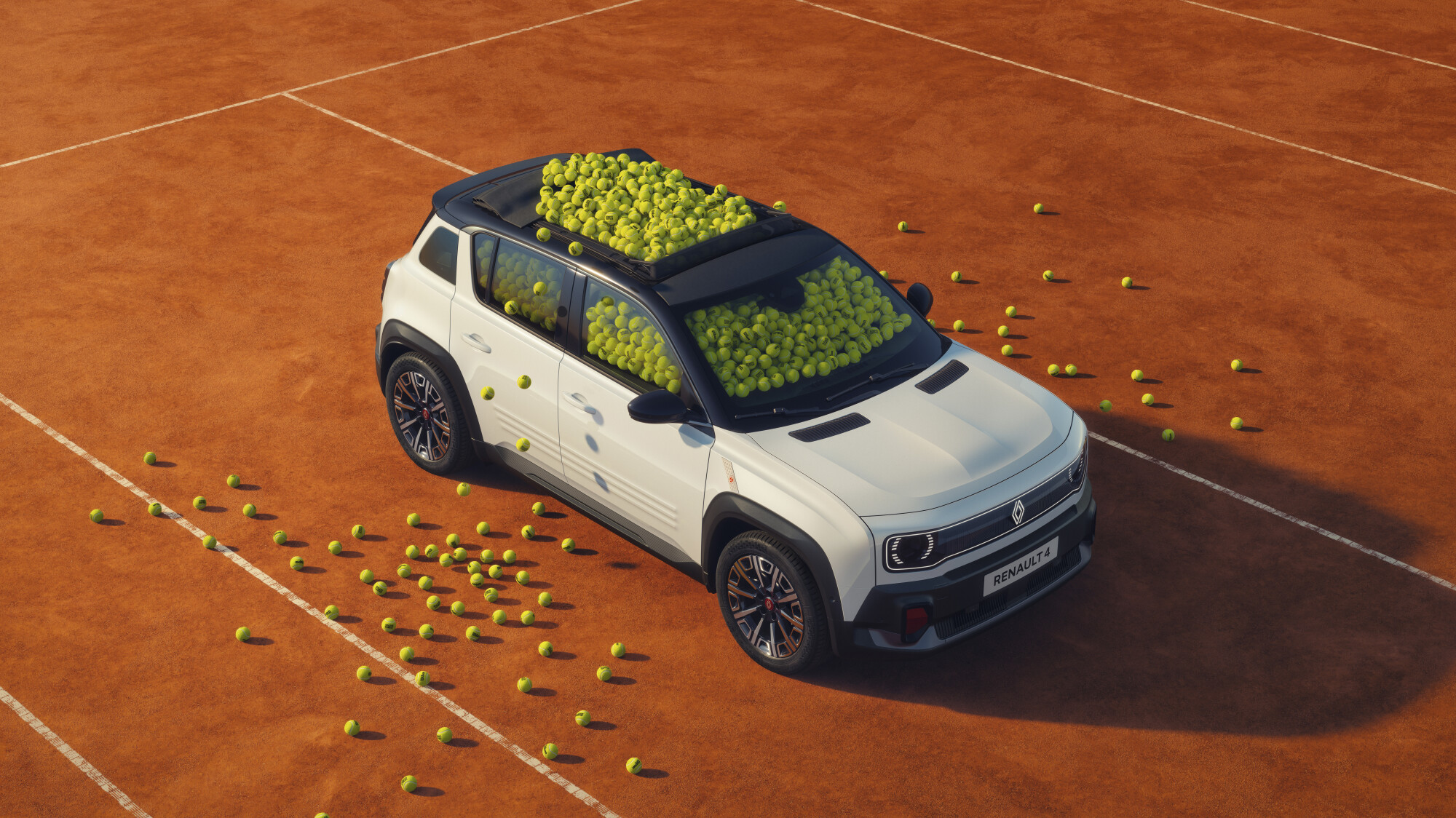 Renault R4 à Roland-Garros